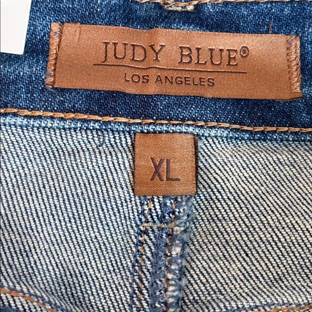 Judy Blue High Waist Midi Denim Skirt (XL) NWT - Picture 9 of 10